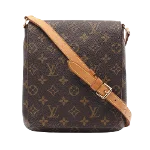 Brown Canvas Louis Vuitton Musette Salsa