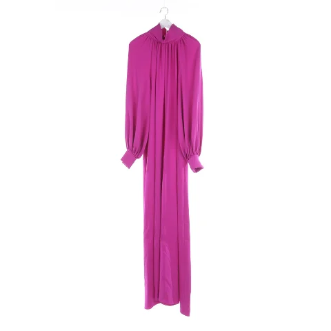 Purple Silk Oscar De La Renta Dress