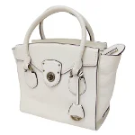 White Leather Ralph Lauren Handbag