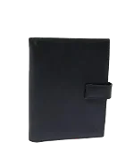 Black Leather Gucci Agenda