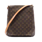 Brown Canvas Louis Vuitton Crossbody Bag