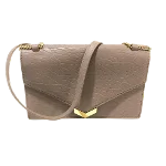 Beige Leather Jimmy Choo Crossbody Bag