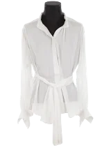 White Silk Louis Vuitton Shirt