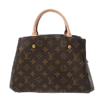 Brown Fabric Louis Vuitton Montaigne