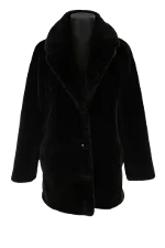 Black Polyester Sézane Coat