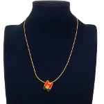 Red Metal Hermès Necklace