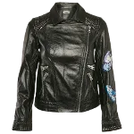 Black Leather Zadig & Voltaire Jacket