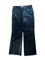 Black Leather Dior Pants