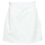 White Cotton Prada Skirt