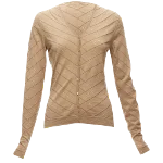 Beige Wool Dior Cardigan