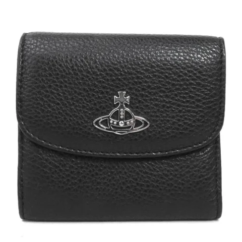 Black Leather Vivienne Westwood Wallet