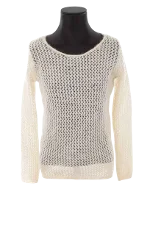 White Wool Des petits hauts Sweater