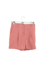 Pink Cotton Sézane Shorts