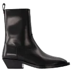 Black Leather Aeyde Boots