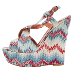 Multicolor Canvas Missoni Sandals