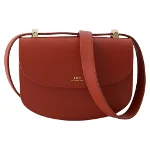 Red Leather A.P.C. Crossbody Bag