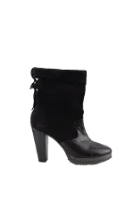 Black Leather Robert Clergerie Boots