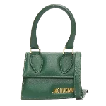 Green Leather Jacquemus Crossbody Bag