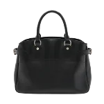 Black Leather Louis Vuitton Passy