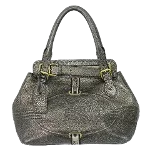 Grey Leather Fendi Handbag