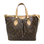 Brown Canvas Louis Vuitton Palermo