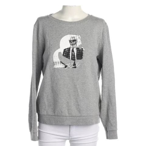 Grey Cotton Karl Lagerfeld Sweatshirt