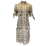 Beige Silk Altuzarra Dress