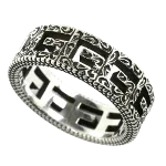 Silver Silver Gucci Ring