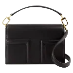 Black Leather Totême Handbag