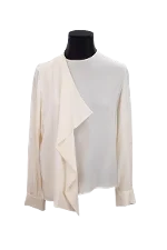 Beige Silk Fendi Top