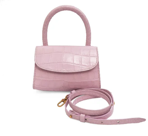 Pink Leather By Far Shoulder Bag