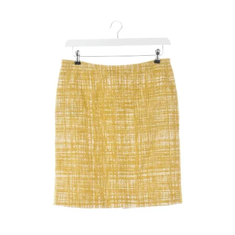 Yellow Cotton Prada Skirt