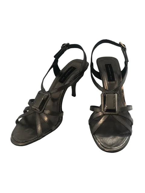 Black Leather Barbara Bui Heels