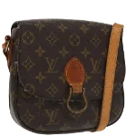 Brown Canvas Louis Vuitton Saint Cloud