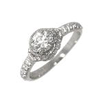 Silver Platinum Chaumet Ring