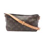 Brown Leather Louis Vuitton Trotteur