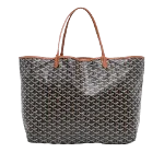 Black Fabric Goyard St Louis Tote