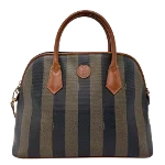 Brown Canvas Fendi Handbag