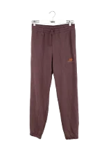 Brown Cotton New Balance Pants