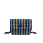 Blue Leather Chanel Belt Bag