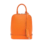 Orange Leather Louis Vuitton Backpack