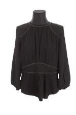 Black Fabric Isabel Marant Top