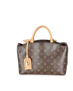 Brown Canvas Louis Vuitton Petit Palais