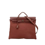 Brown Canvas Hermès Herbab