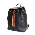 Black Leather Paul Smith Backpack