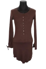 Brown Cotton Joseph Dress