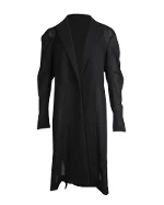 Black Wool Yohji Yamamoto Coat