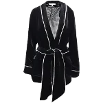 Black Fabric Ganni Jacket