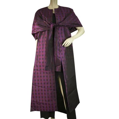 Purple Silk Vivienne Westwood Coat