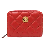 Red Leather Versace Wallet